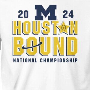 Michigan National Championship Houston Bound College Football T Shirt 86